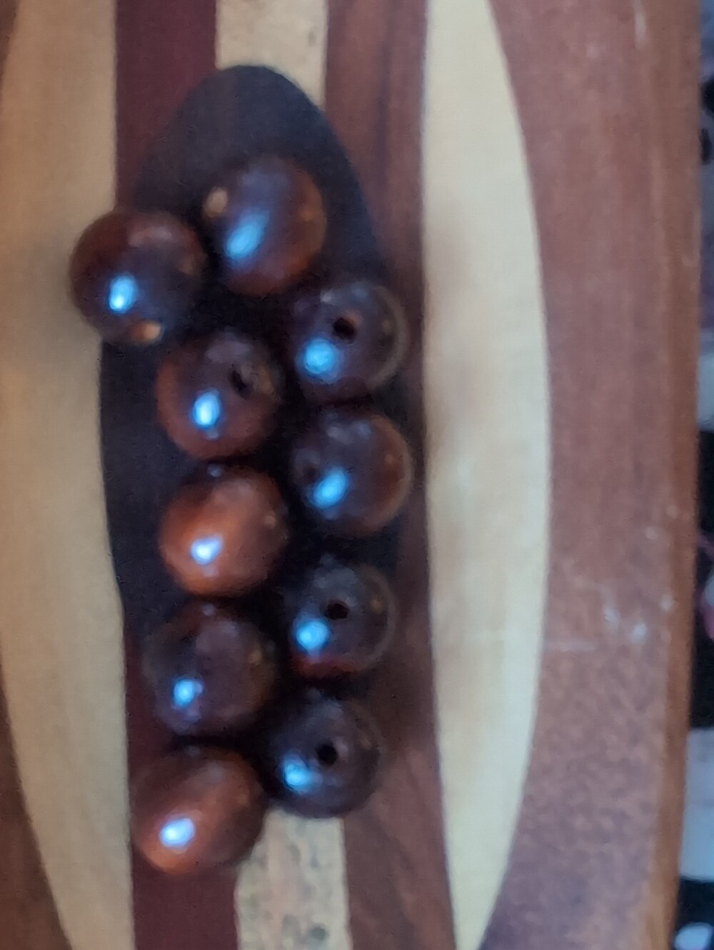 Handcrafted Brown Wooden Bead Bracelet - Women Jewelry
